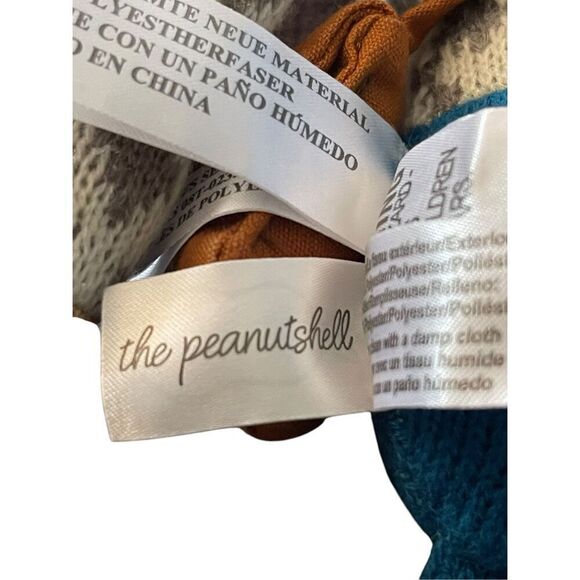 The Peanutshell Multicolor Charlie the Bear Plush Knit Glasses Stuffed Animal - Picture 5 of 12